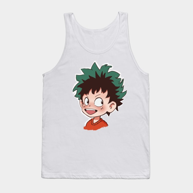 Izuku sketch tee Tank Top by Skyliah